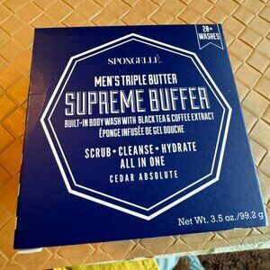 Spongelle Men's Triple Butter Supreme Buffer New